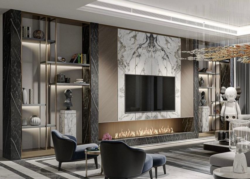 ديكورات تلفزيون